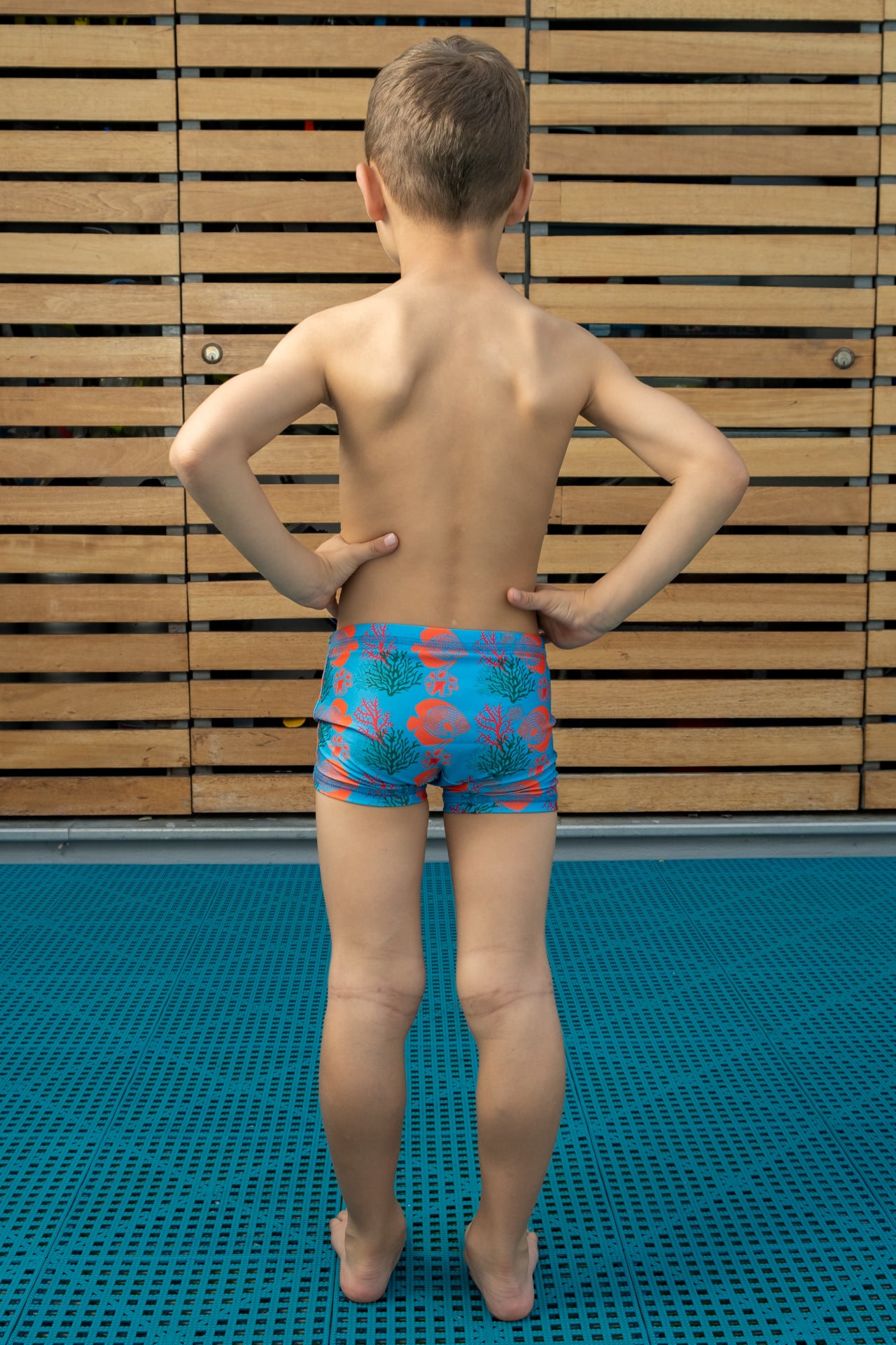 BÓXER KIDS - CORALES - OMAR PINZON Swimwear