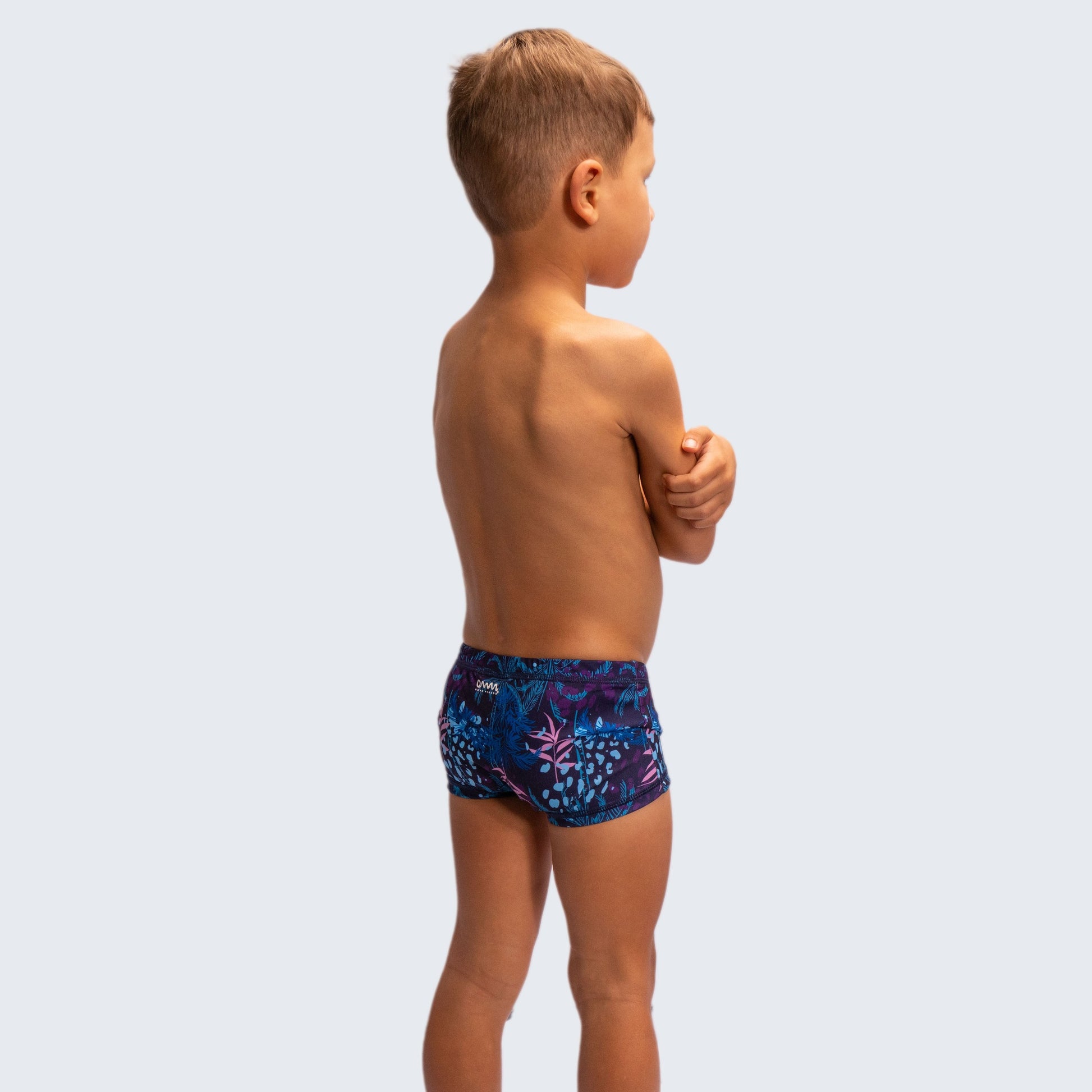 PANTALONETA TRUNK KIDS - RAINFOREST - OMAR PINZON Swimwear - OMAR PINZON SWIMWEAR