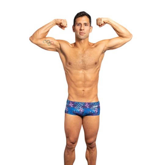 PANTALONETA TRUNK  - RAINFOREST - OMAR PINZON Swimwear