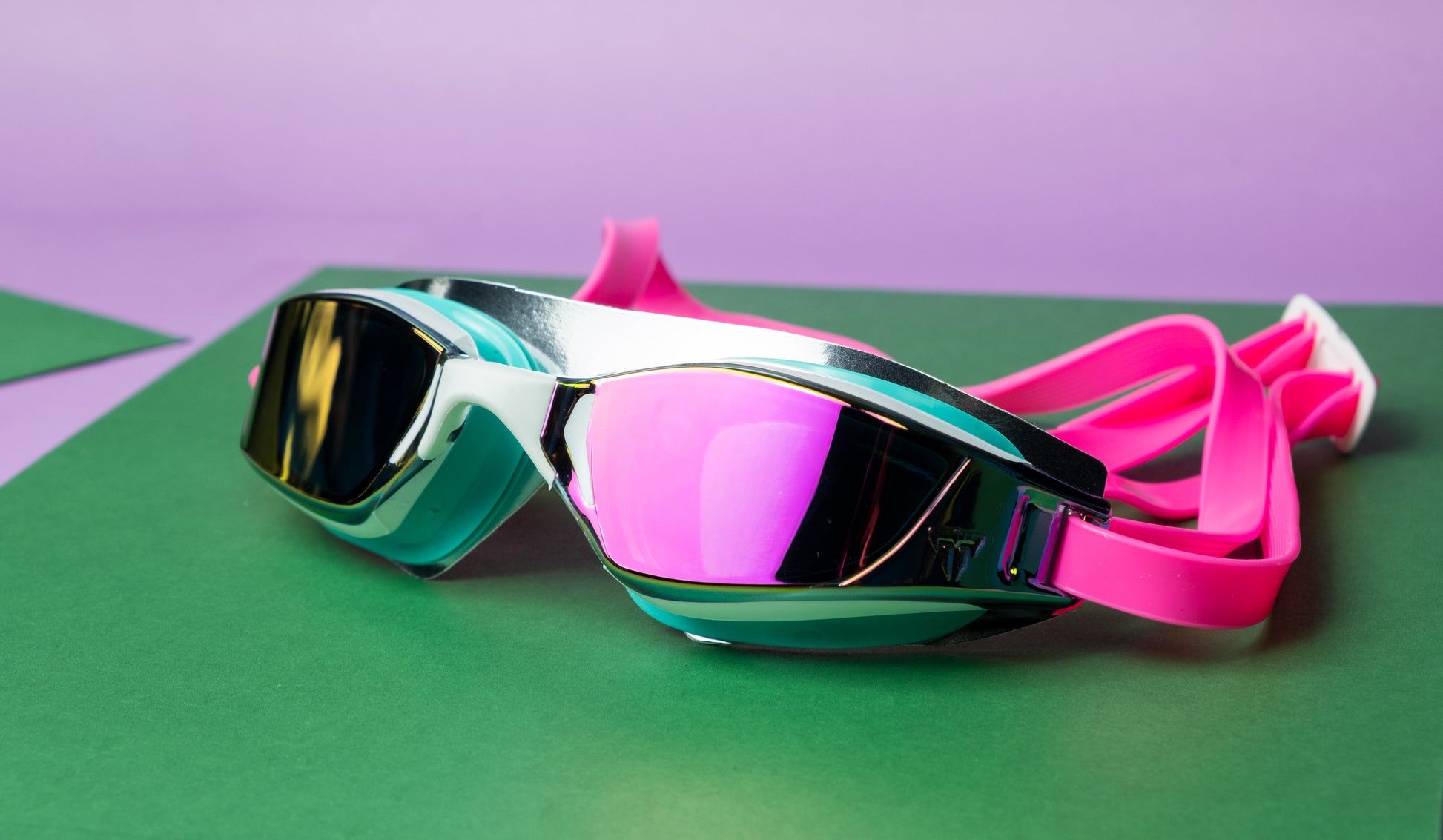 GOOGLES XCEED PINK TURQUOISE - OMAR PINZON Swimwear - OMAR PINZON SWIMWEAR