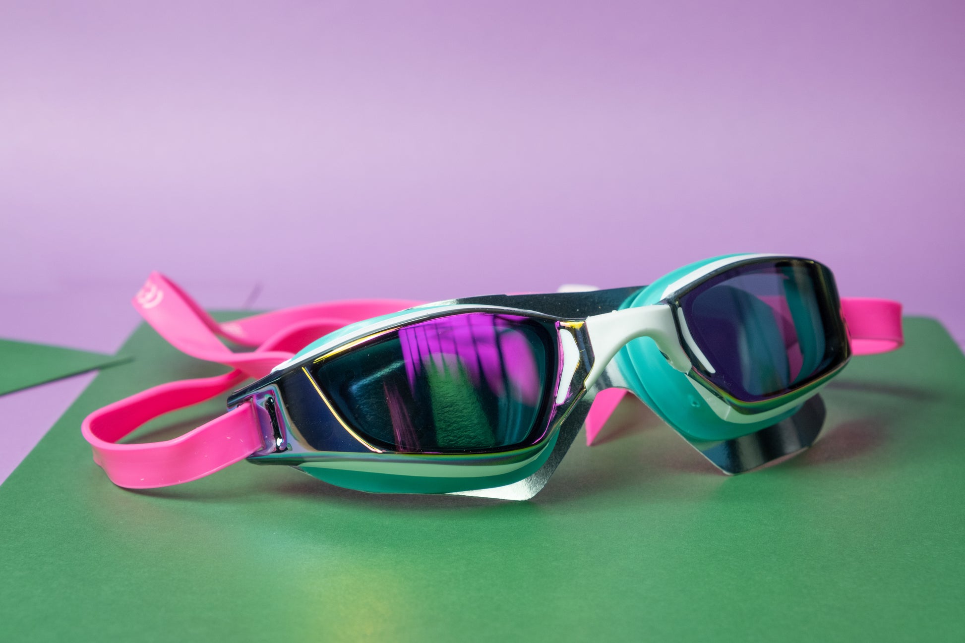 GOOGLES XCEED PINK TURQUOISE - OMAR PINZON Swimwear - OMAR PINZON SWIMWEAR