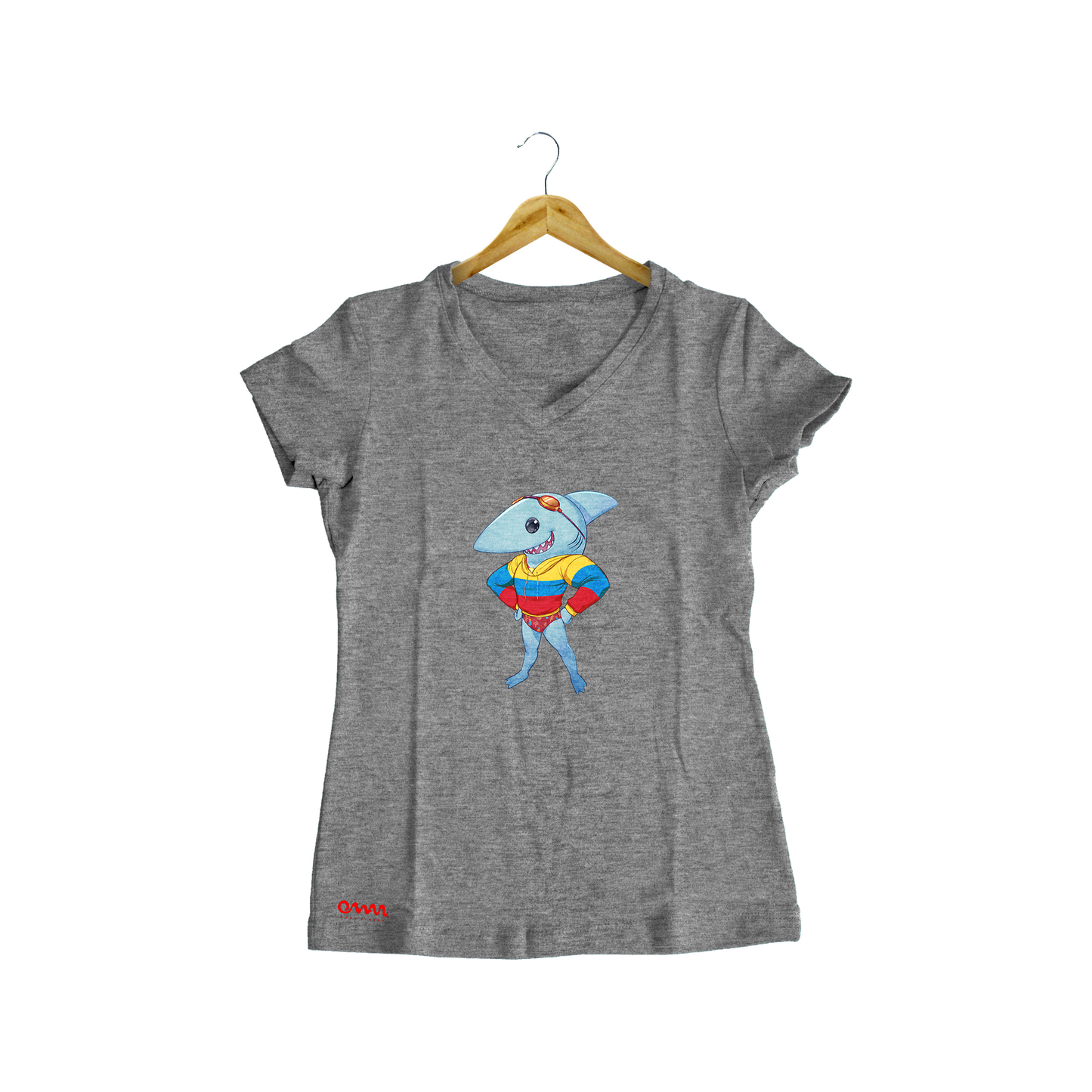 Camiseta Mujer Sharky - OMAR PINZON Swimwear