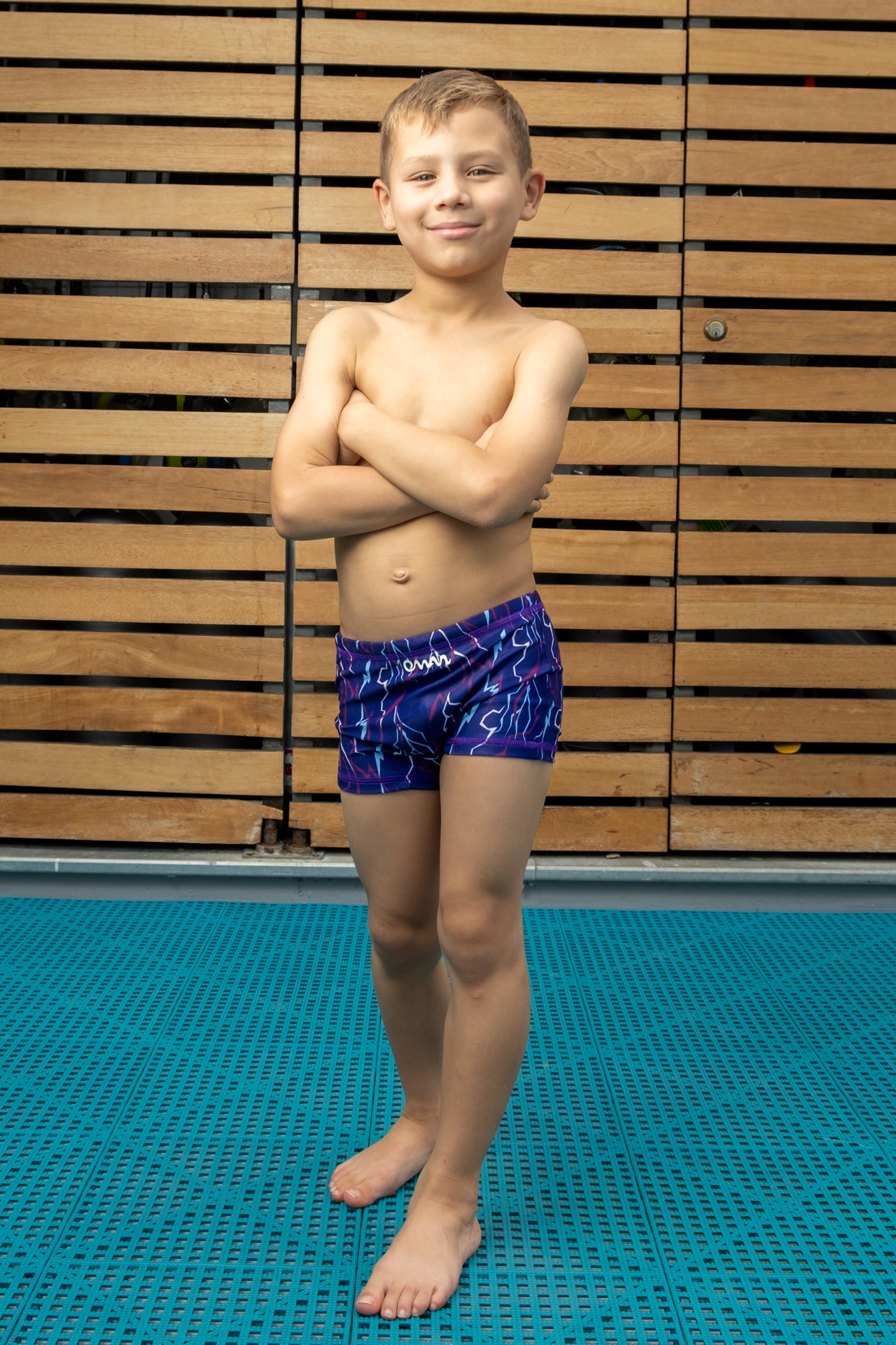 BÓXER KIDS - TORMENTA - OMAR PINZON Swimwear