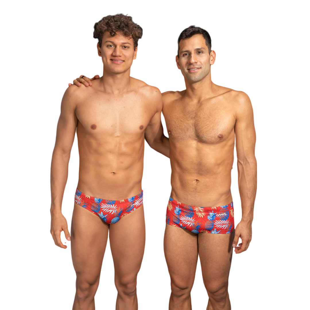PANTALONETA TRUNK  - PINEAPPLES - OMAR PINZON Swimwear - OMAR PINZON SWIMWEAR