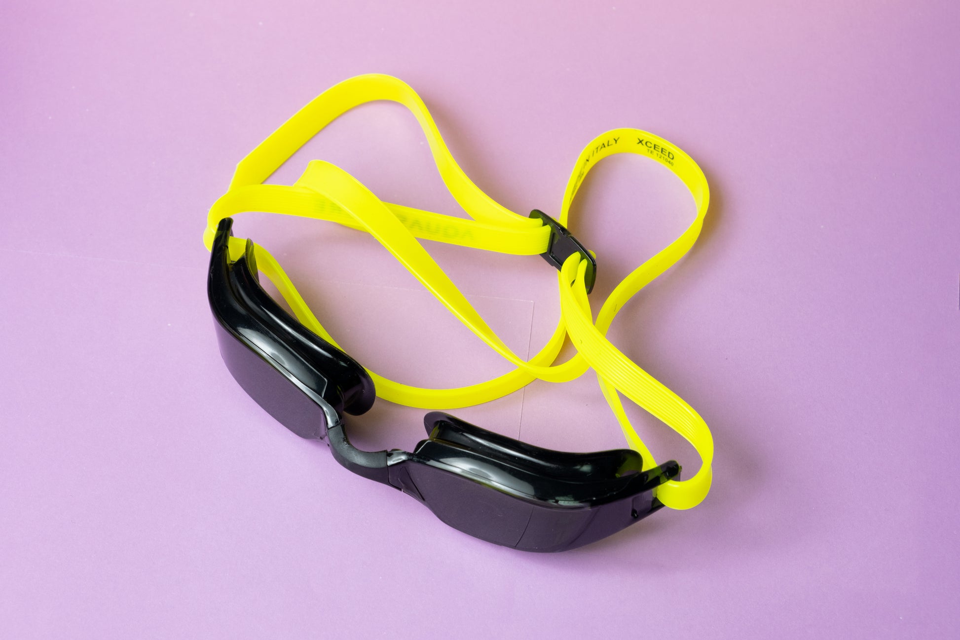 GOOGLES XCEED BLK BLK YLW LD - OMAR PINZON Swimwear - OMAR PINZON SWIMWEAR