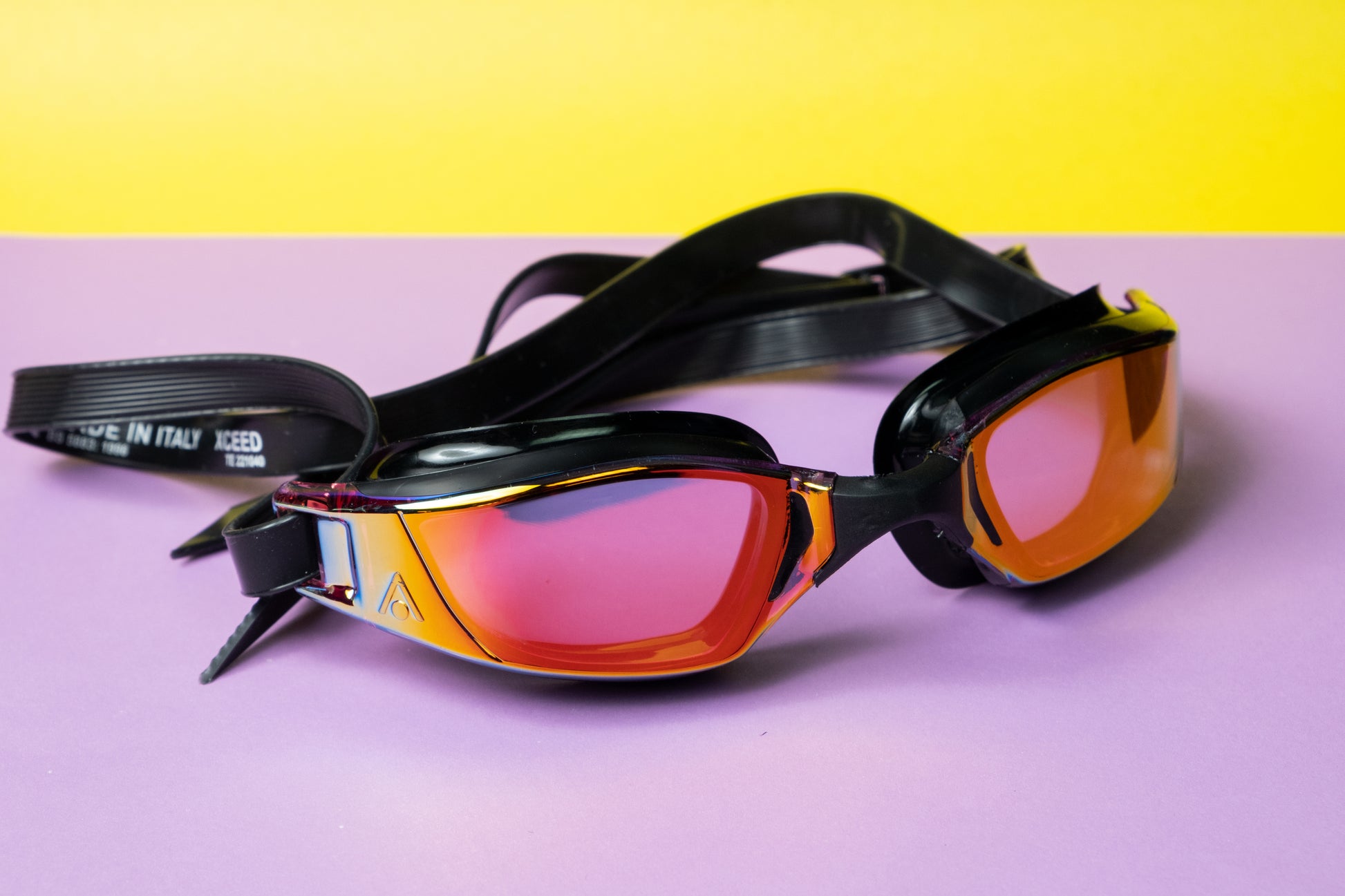 GOOGLES XCEED A BLK BLK RED LMR - OMAR PINZON Swimwear - OMAR PINZON SWIMWEAR