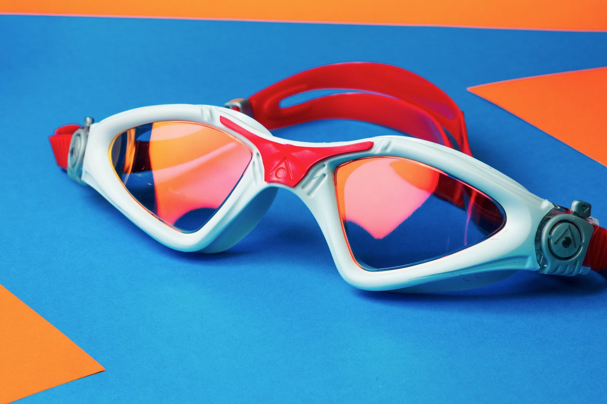 GOGGLES KAYENNE  GREY RED LMR - OMAR PINZON Swimwear - OMAR PINZON SWIMWEAR