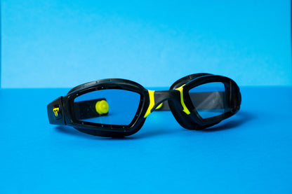 GOOGLES NINJA BLACK/YELLOW LD PH - OMAR PINZON Swimwear - OMAR PINZON SWIMWEAR