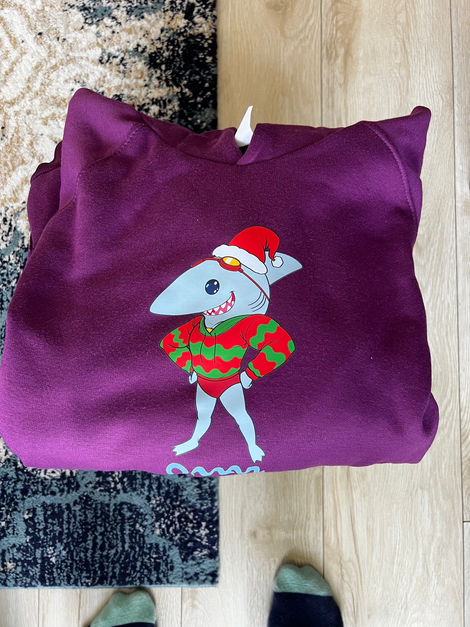 HOODIE NAVIDEÑO - SHARKY EDICION LIMITADA - OMAR PINZON SWIMWEAR