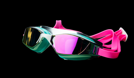 GOOGLES XCEED PINK TURQUOISE - OMAR PINZON Swimwear - OMAR PINZON SWIMWEAR