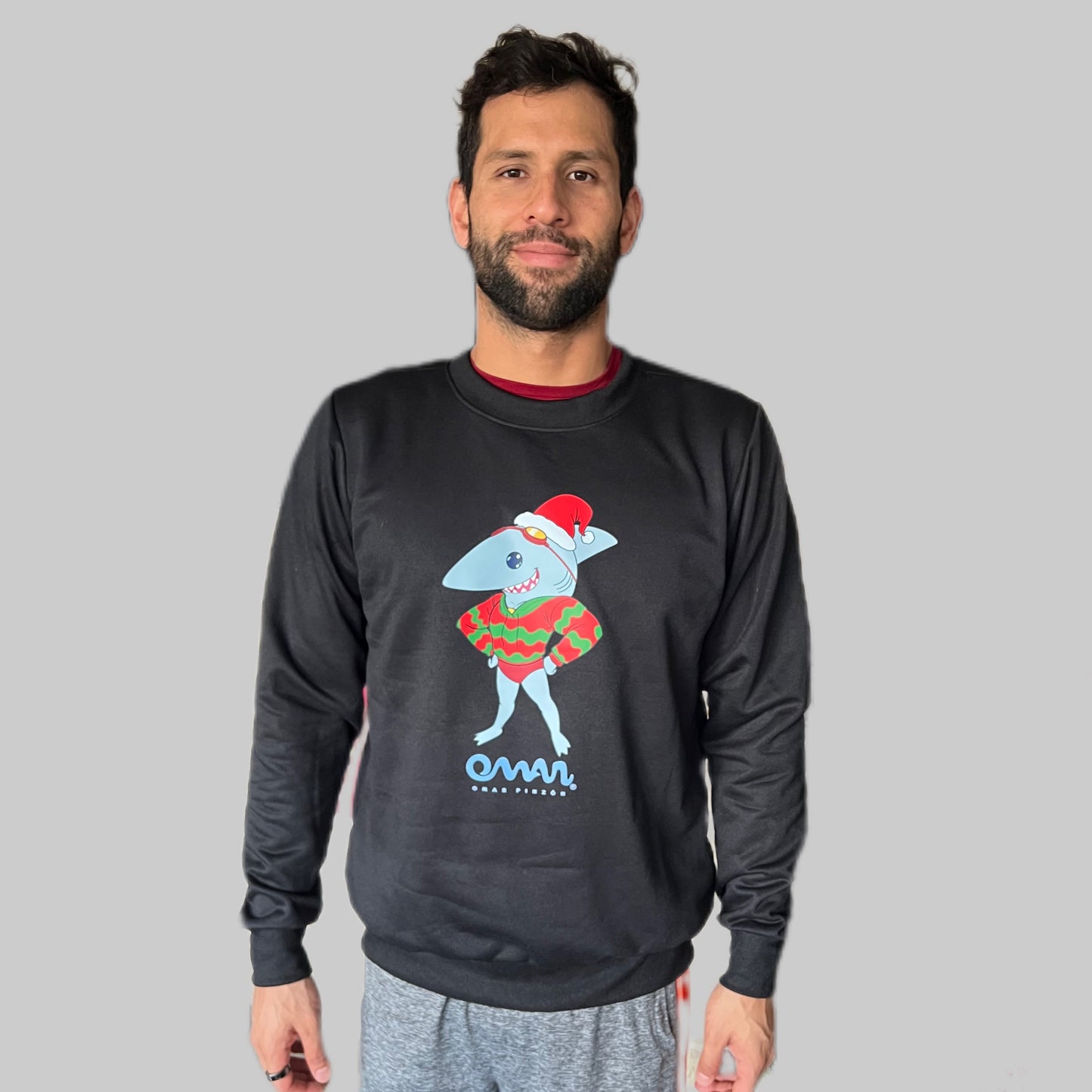 HOODIE NAVIDEÑO - SHARKY EDICION LIMITADA - OMAR PINZON SWIMWEAR