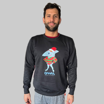 HOODIE NAVIDEÑO - SHARKY EDICION LIMITADA - OMAR PINZON SWIMWEAR