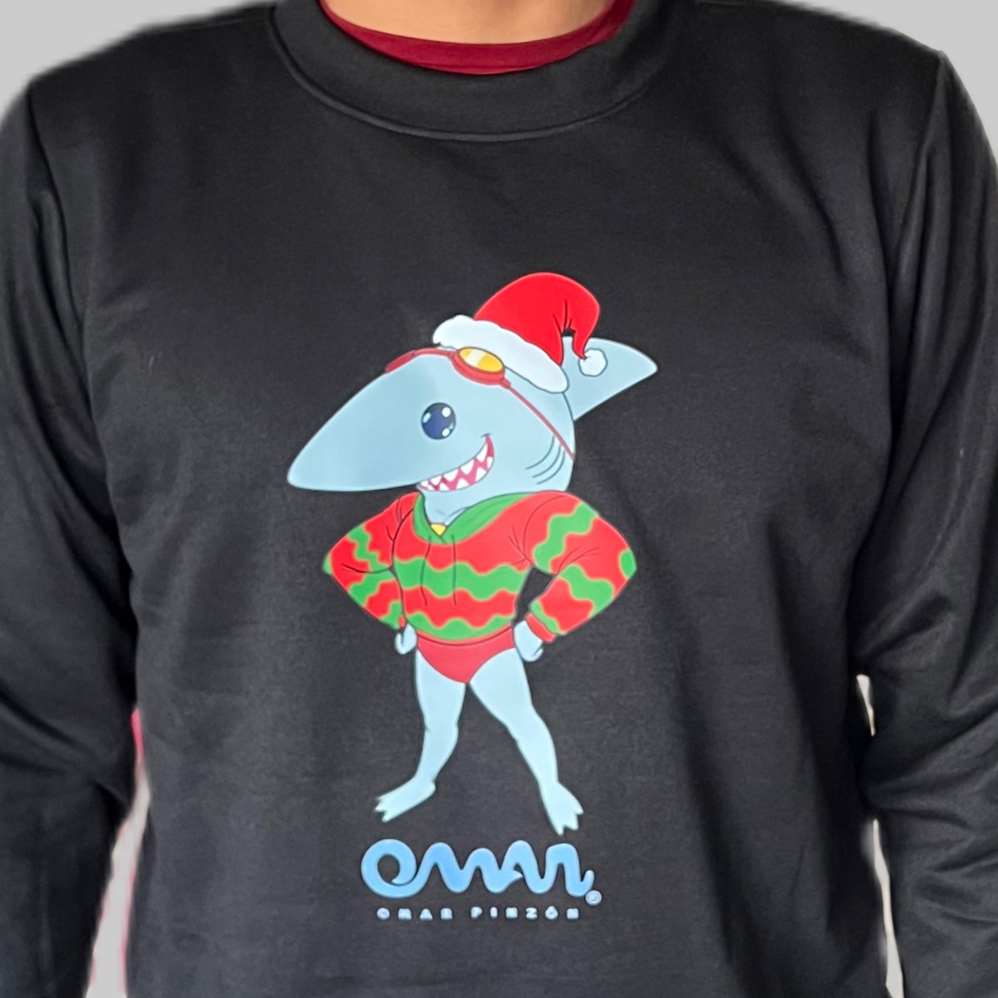 HOODIE NAVIDEÑO - SHARKY EDICION LIMITADA - OMAR PINZON SWIMWEAR
